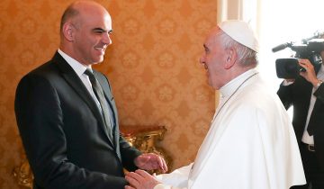 Alain Berset et le pape parlent paix et droits de l’homme
