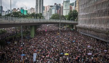 Manifestation record à Hong Kong