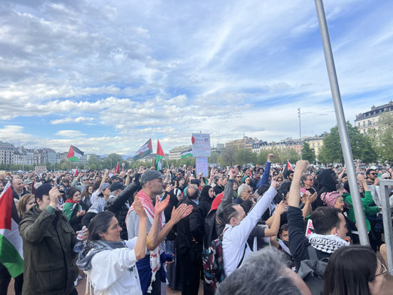 Deux mille personnes défilent contre l’impérialisme israélien