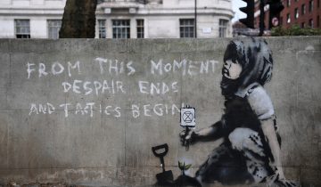 Une nouvelle oeuvre attribuée à Banksy apparaît à Londres