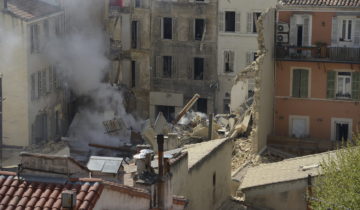 Explosion dans un immeuble à Marseille